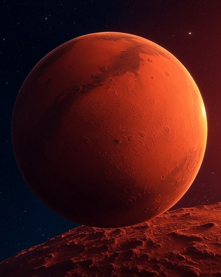 Why Mars is called the red planet?